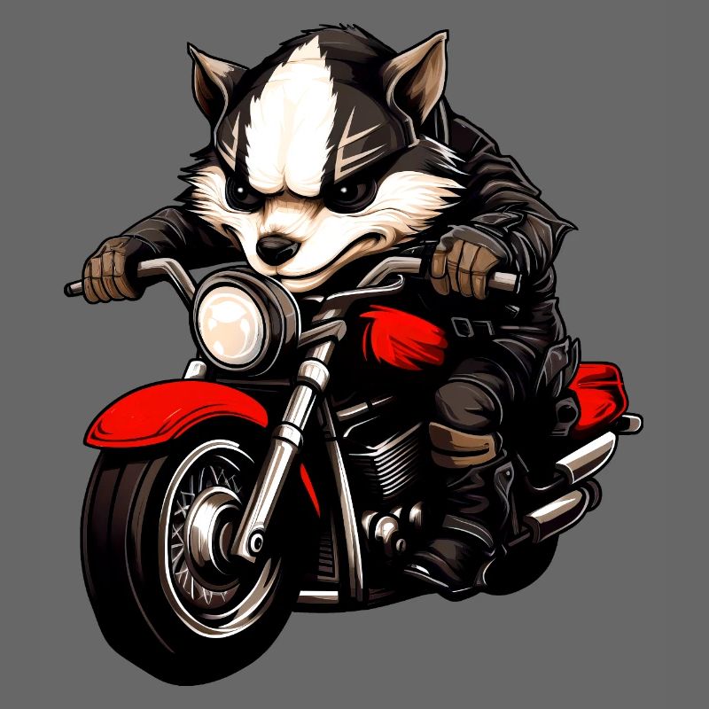 Motorcyclist Badger