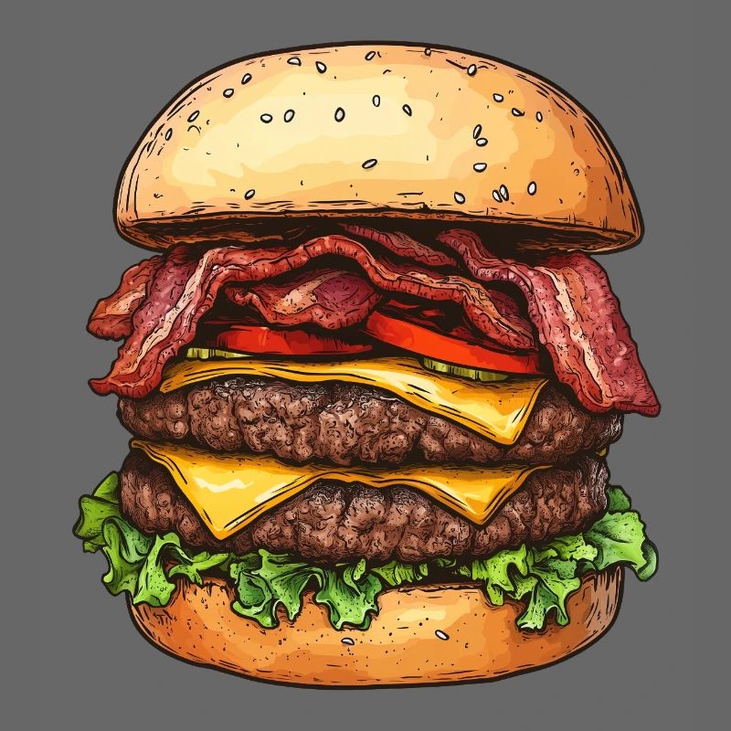 Cheeseburger double bacon :)