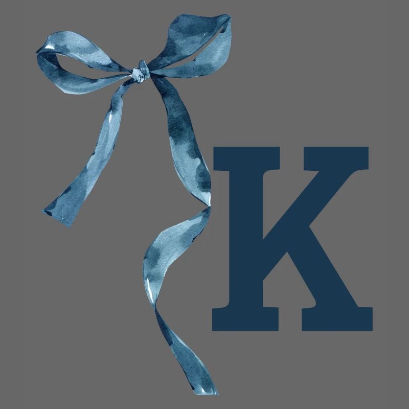 Monogram k Geschenkidee
