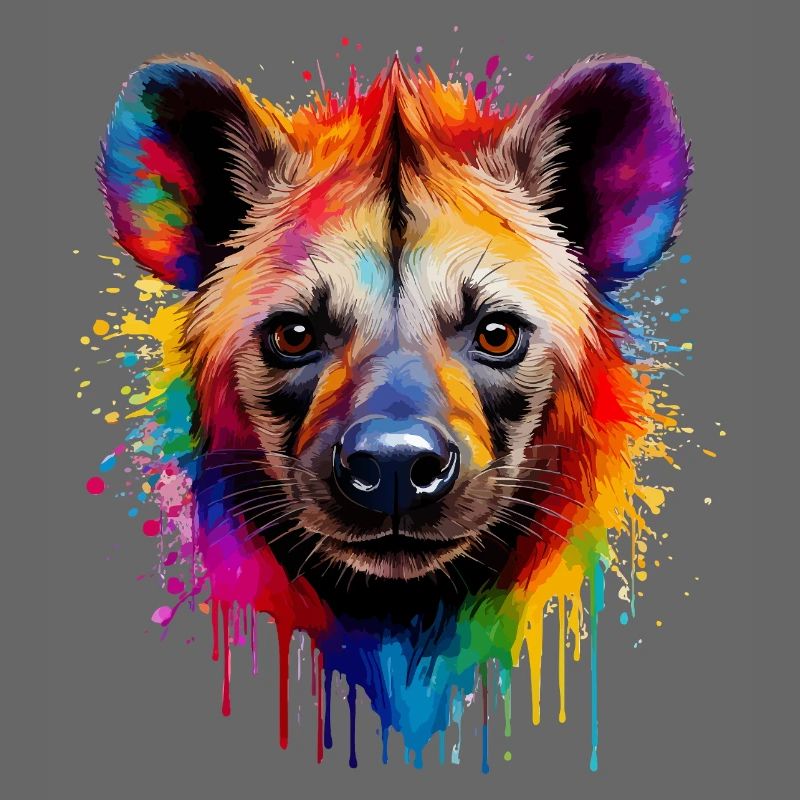 Regenbogenhund Portrait