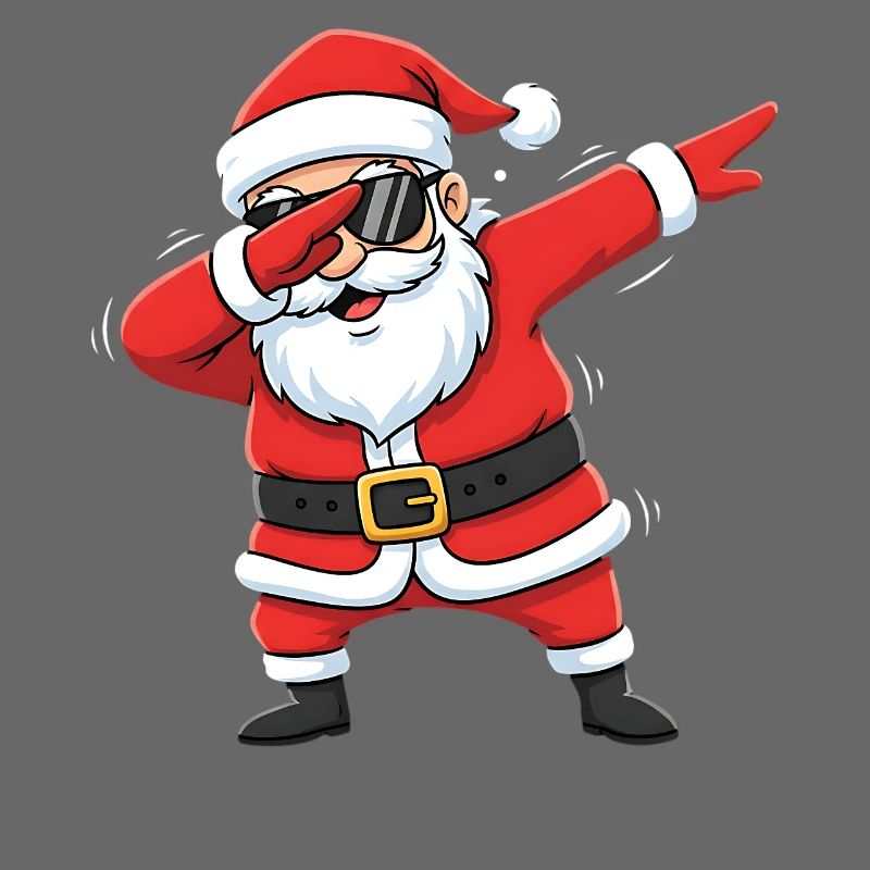 Lustiger Dabbing Weihnachtsmann Dab Santa
