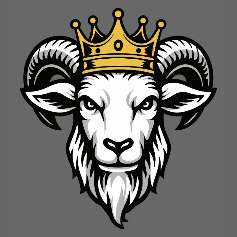 Graphique de couronne royale de chèvre