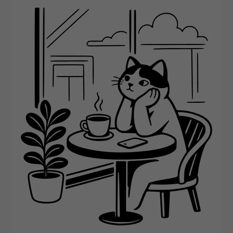 Café des chats attentionné