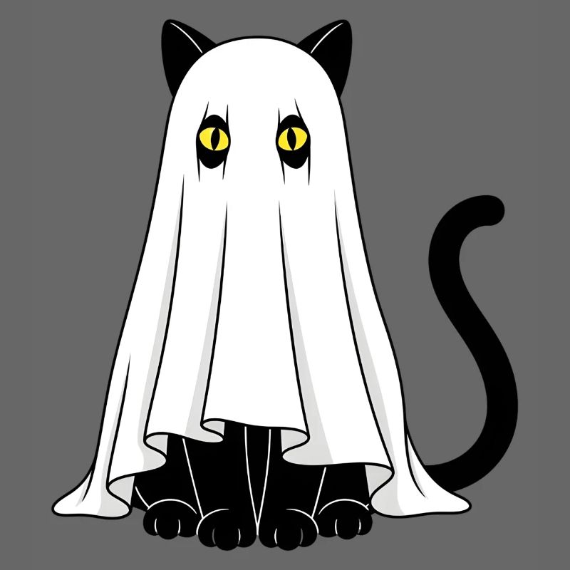 Ghost Cat Veil Ghost