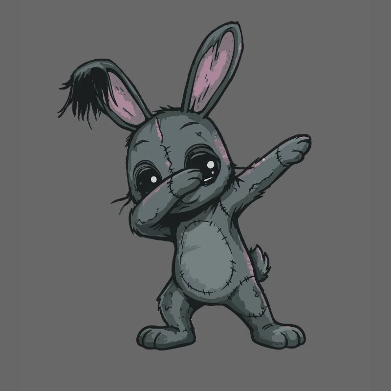 Patchwork Bunny Doodle