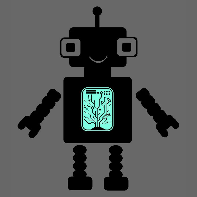 Roboter Comic