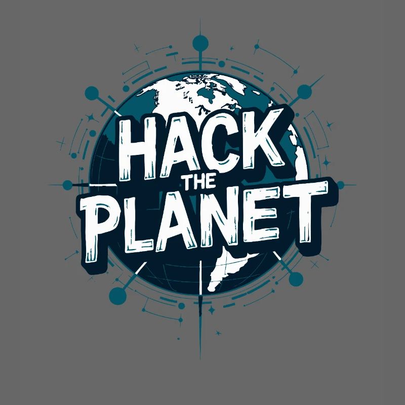 Globe Hack Motif – Planetary Techstyle