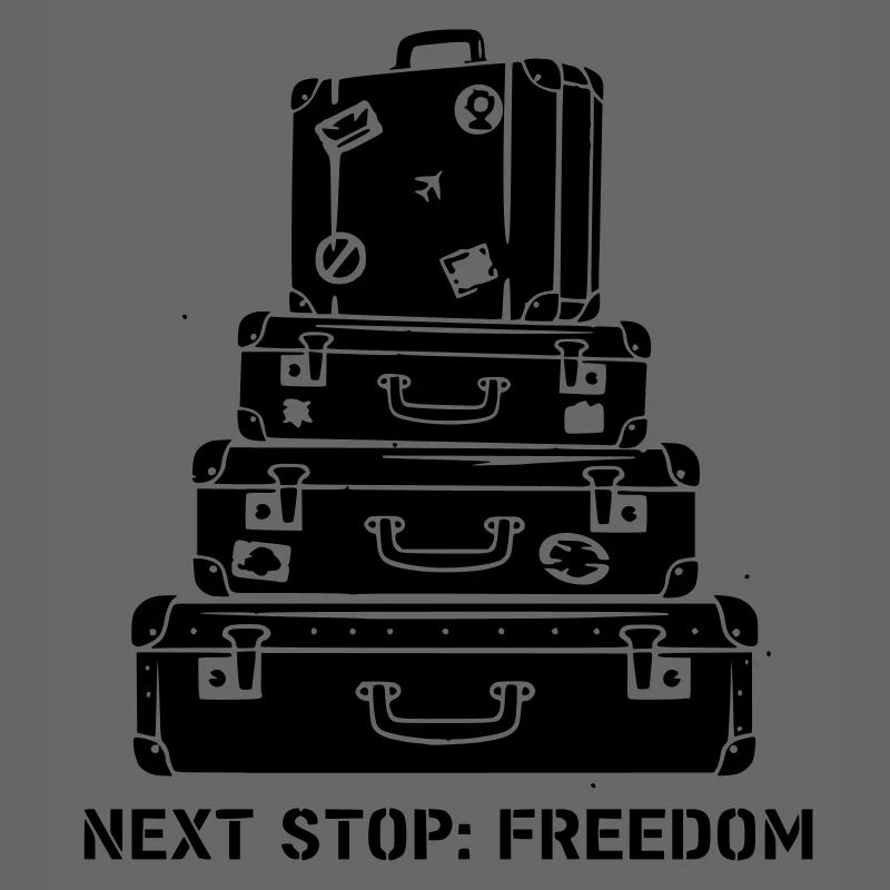 Suitcase Stack Freedom Travel