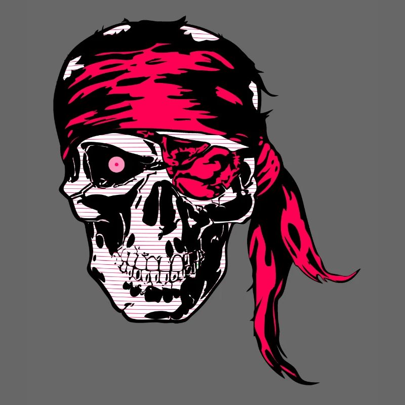 Death skull Pink