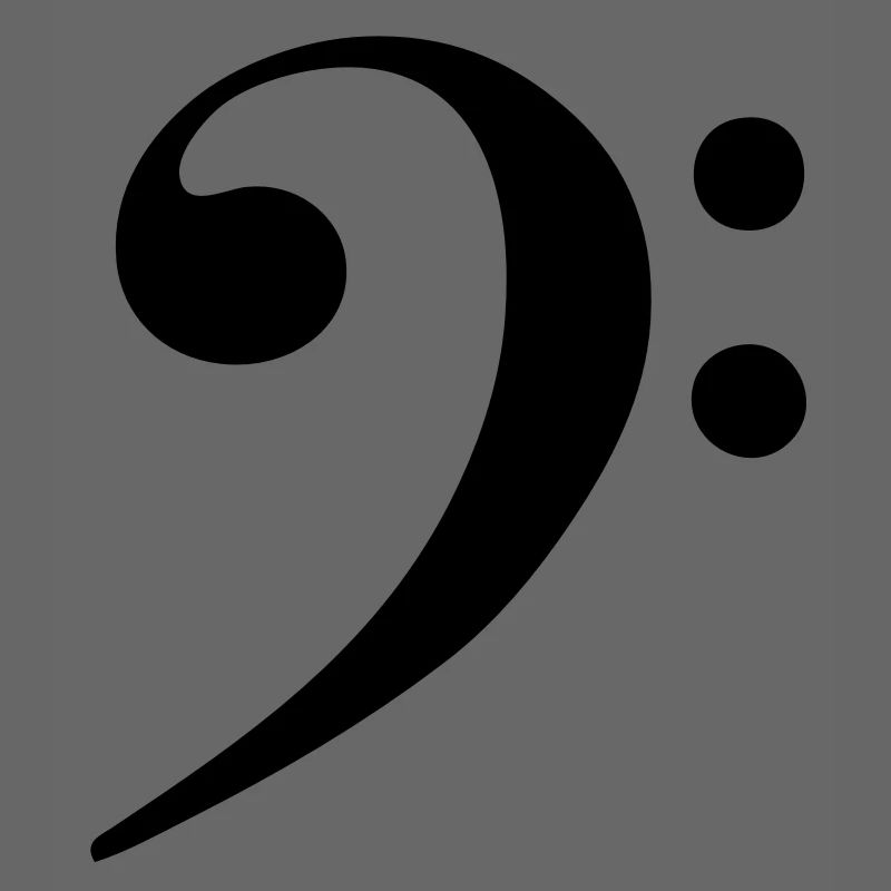 cle de fa note musique