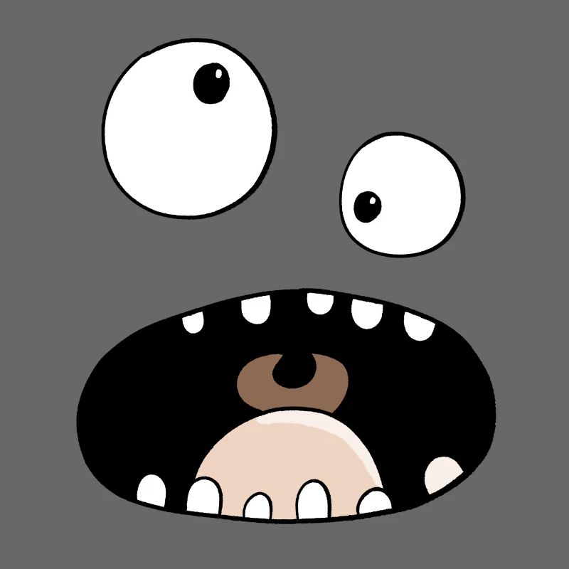 Funny Comic Monster Gesicht