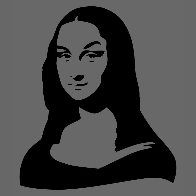 Mona Lisa Original -vor der Augenbrauen Entfernung
