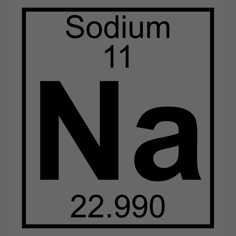 Periodic table element 11 - Na (sodium) - BIG
