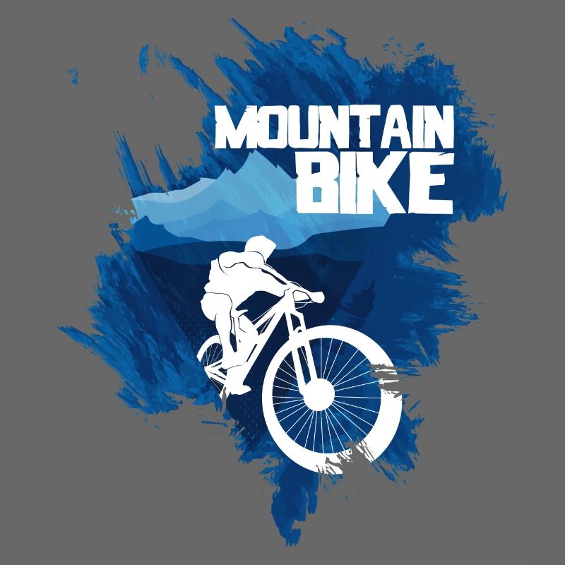 VTT blanc bleu