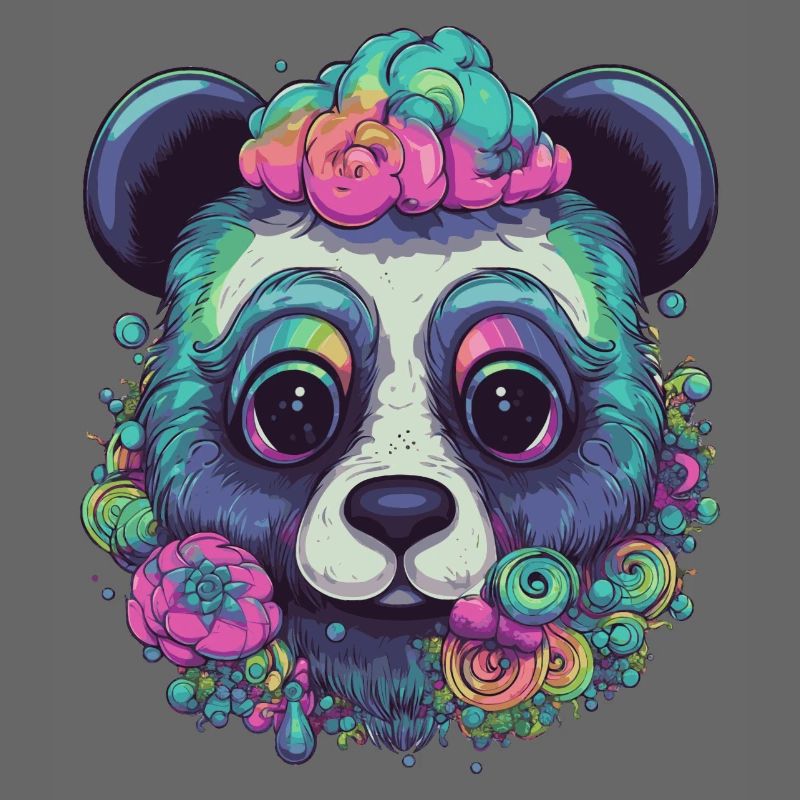Panda psychédélique