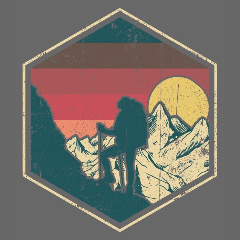 Sunset Summit Climber Hex-Abzeichen