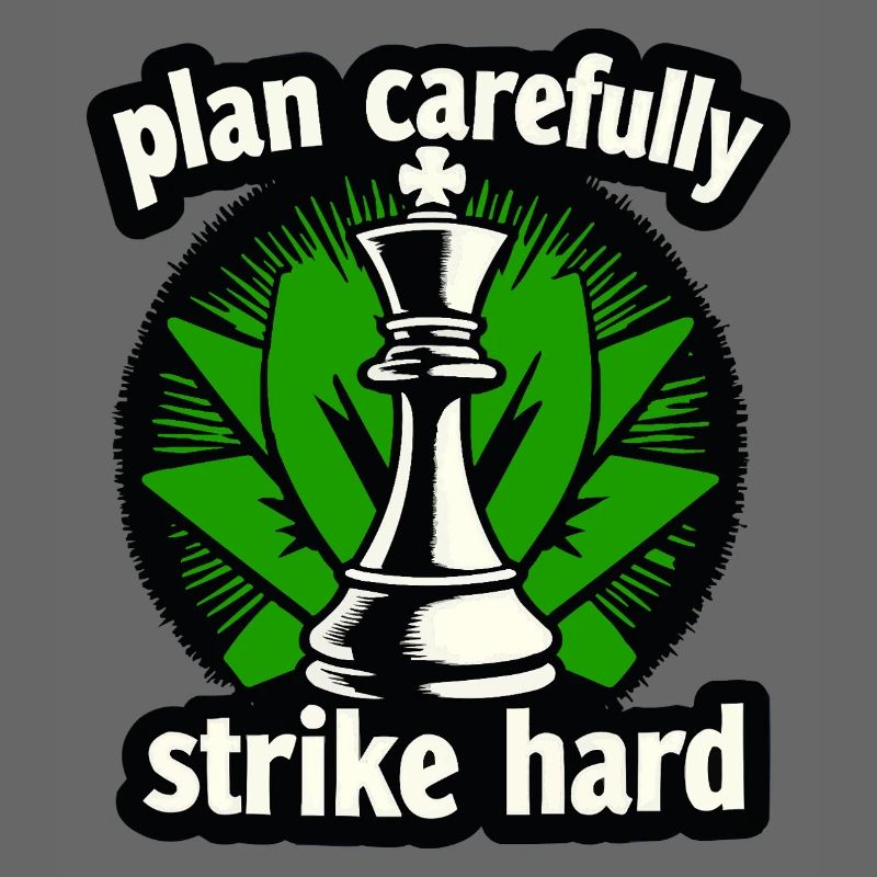 Schach plan carefully strike hard