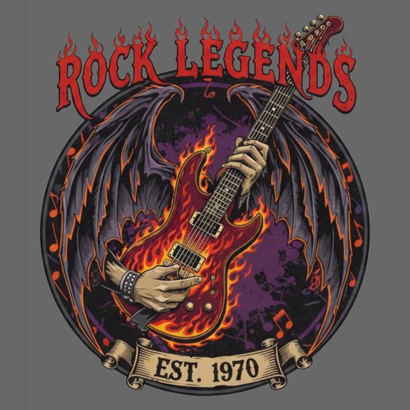 Rock Legenden FeuerGitarre