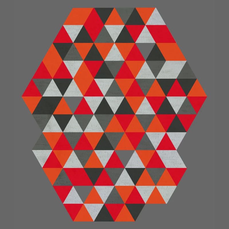 Geometrisches Hexagon Geometric Triangles 