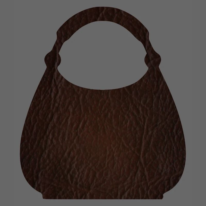 Braune Ledertaschentextur