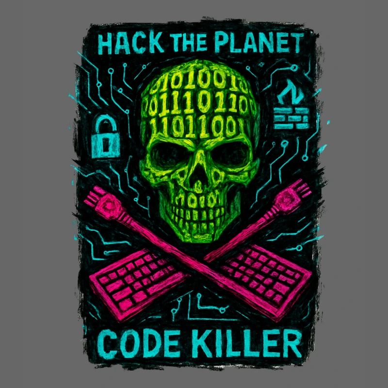 Hack the Planet Code Killer - Cybersécurité