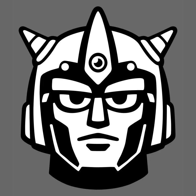 Casque de visage robot Doomforge