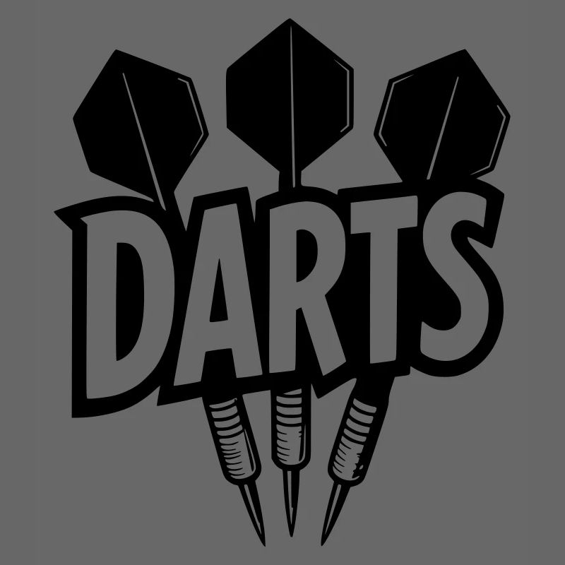 Darts lettering with darts