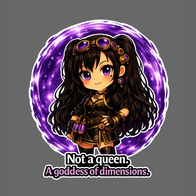 Déesse des Dimensions Lune – Steampunk Chibi