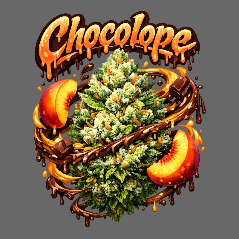 Gravure graffiti Chocolope Peach