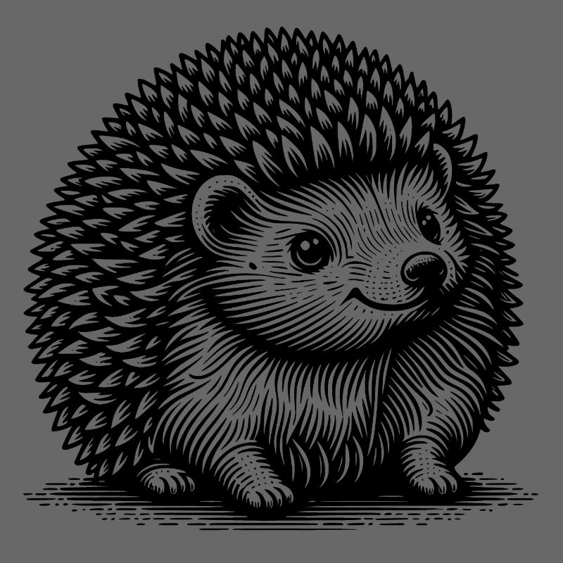 Petit hérisson mignon