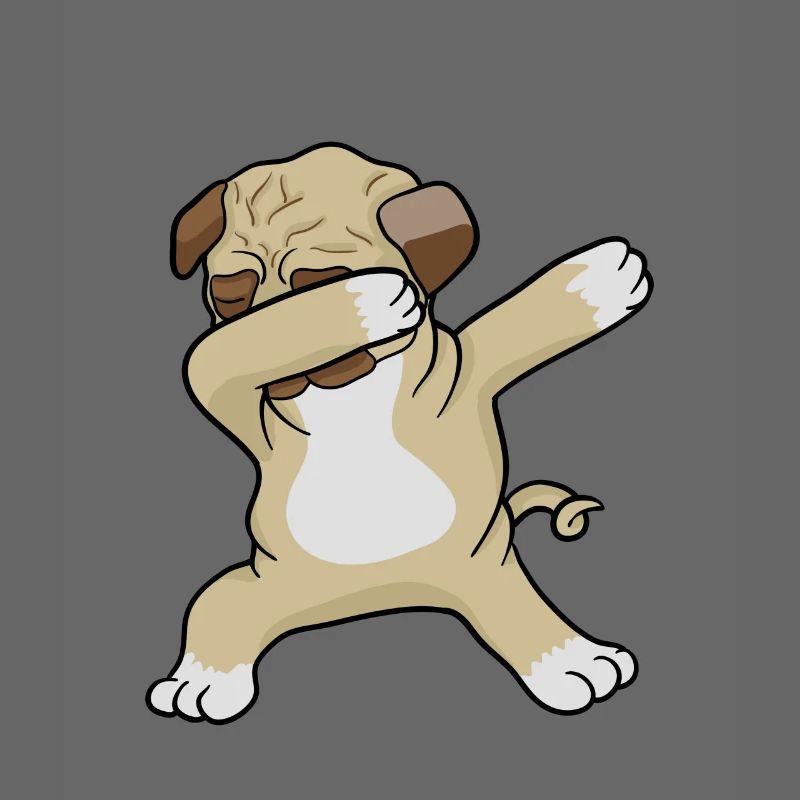 Mops Dab - Dabbing pug