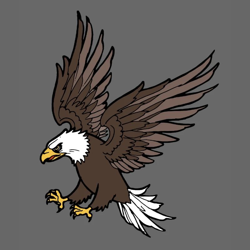 Adler greift an