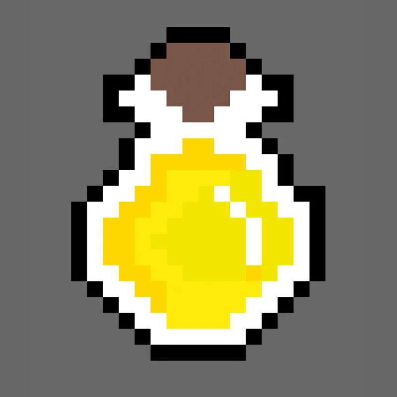 Trank gelb Pixel