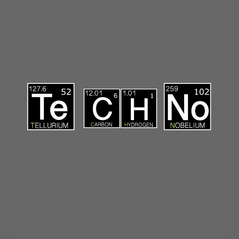 Techno Chem Periodensystem-Style