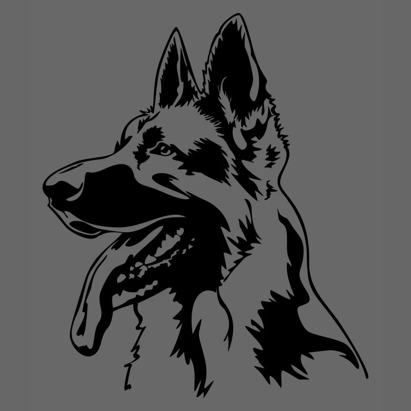 Deutscher Schäferhund Kopf