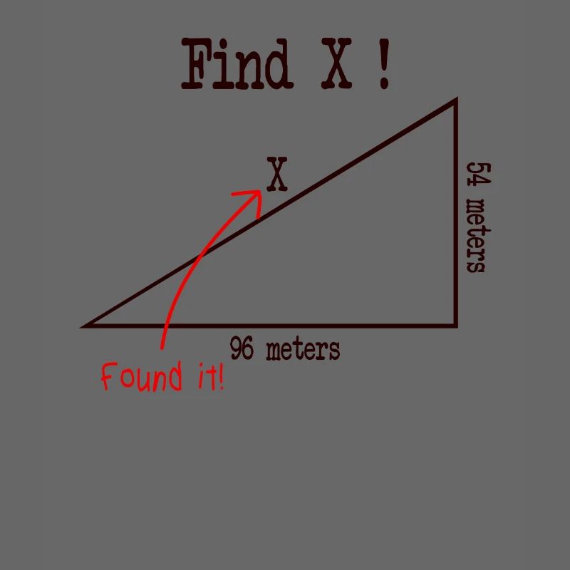 Math math meme Find X Found It pythagoras