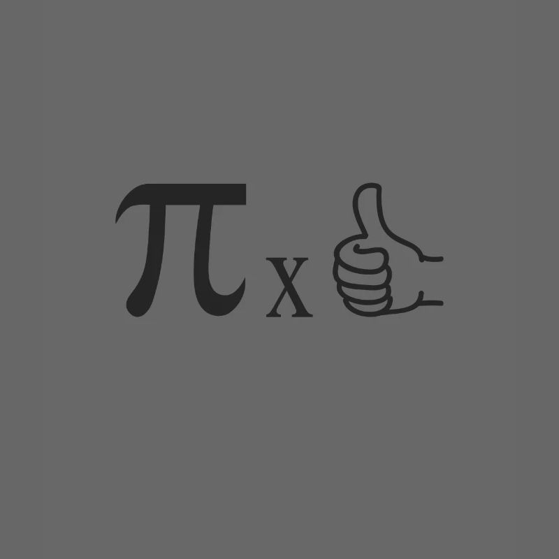 Math Math meme Pi times thumb circle number