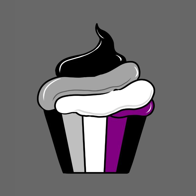 Ace Pride Cupcake