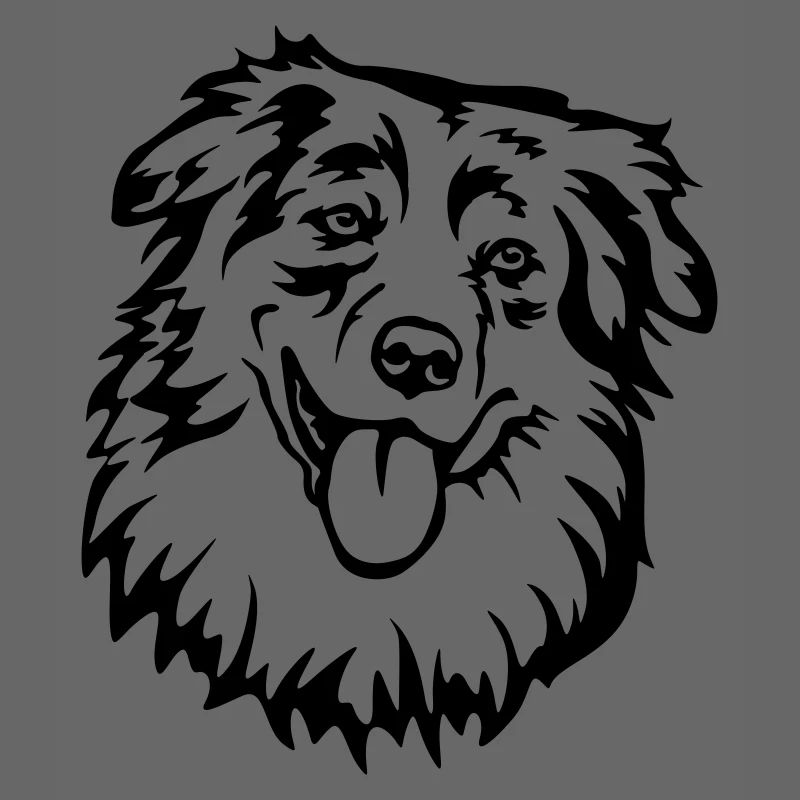 Australian Shepherd Kopf