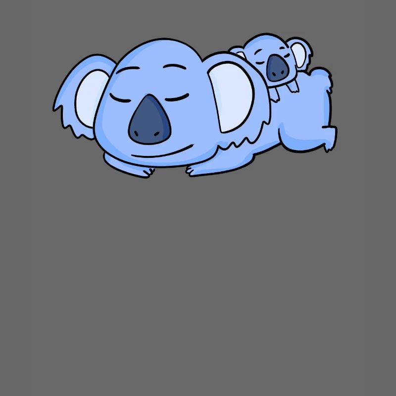 Papa Koala avec Bébé Koala