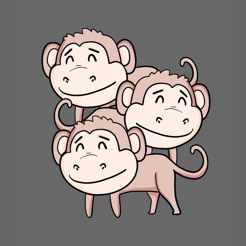 Singes mignons - Singe