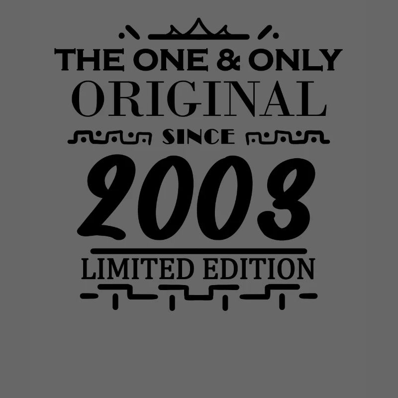 2003 - Année de construction 2003 - Né en 2003