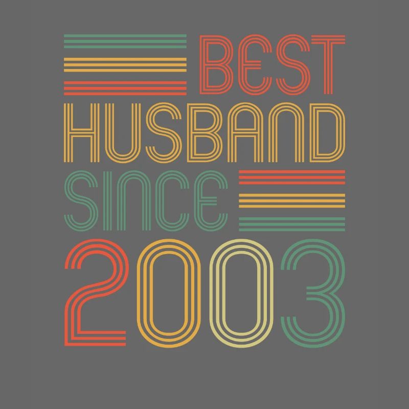 20. Hochzeitstag Bester Ehemann seit 2003