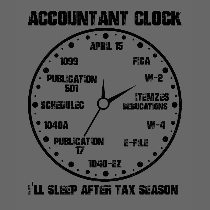 Drôle d’horloge comptable CPA Comptabilité