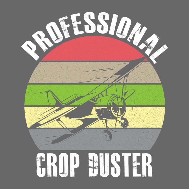 Cropdusting in Progress Crop Dusting Duster Plane