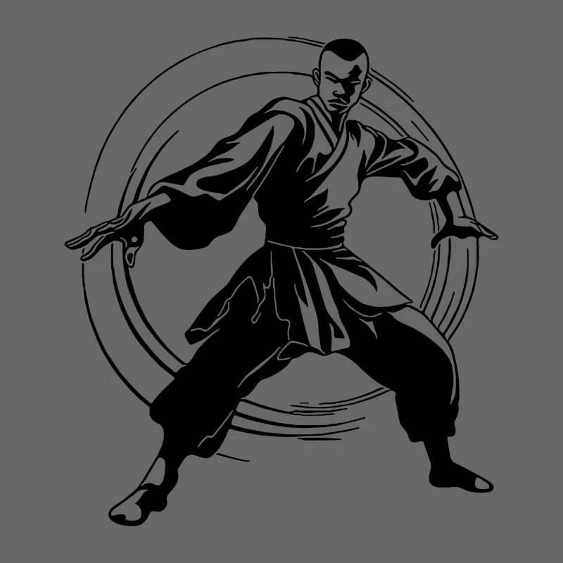Karate fighter competition athletic sparring