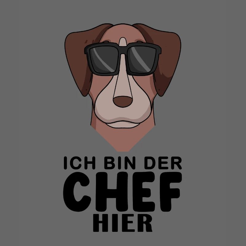 Cooler Hund Pointer Hund Chef Spruch