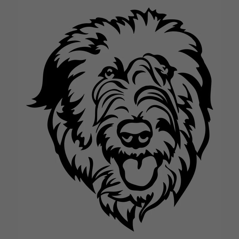 Irish Wolfhound Head