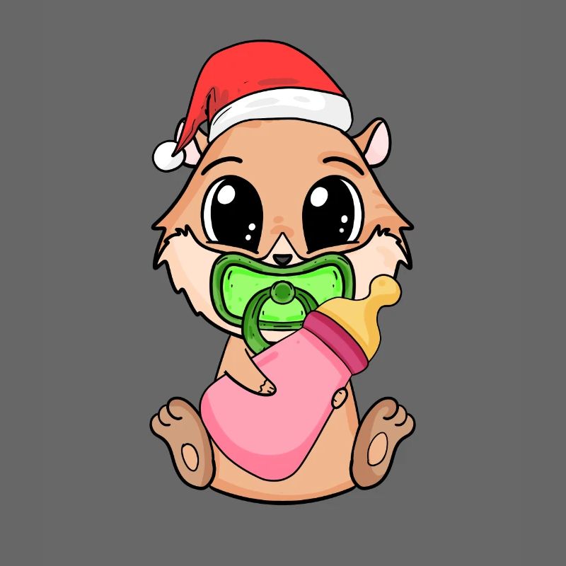 Cochon d’Inde Bébé Cochon d’Inde de Noël