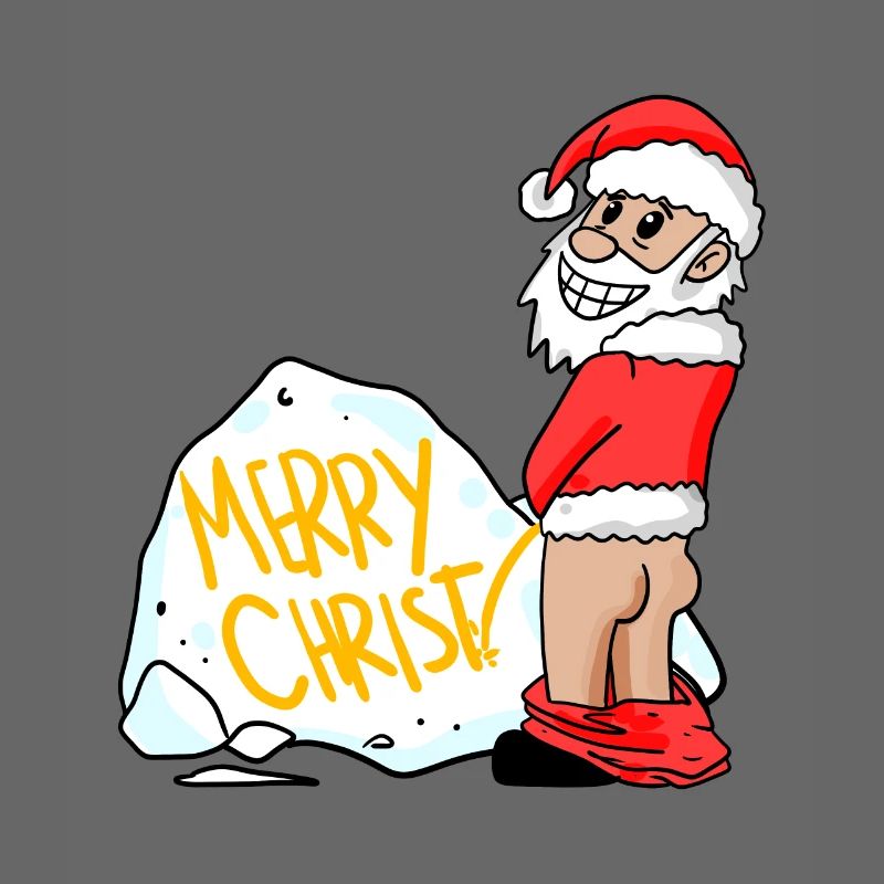 Weihnachtsmann lustig